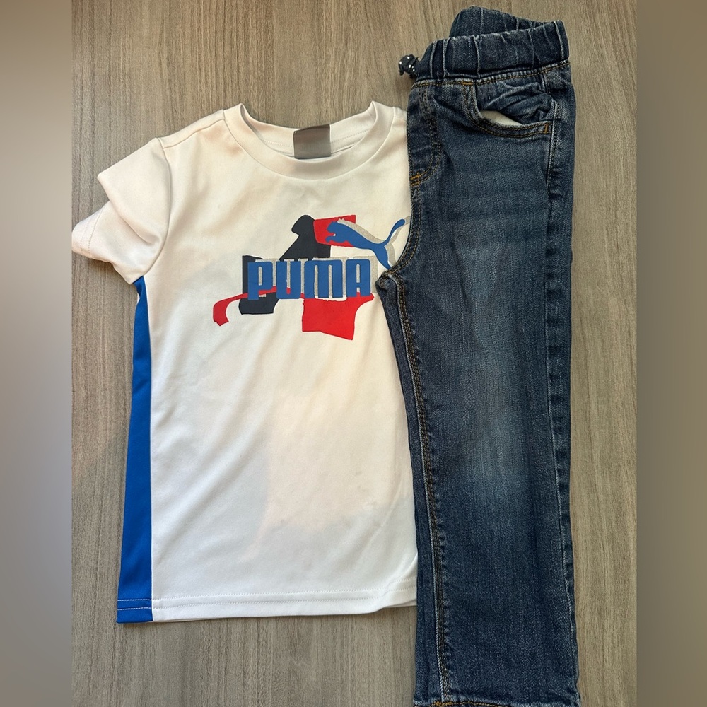 Puma mix n match with jeans